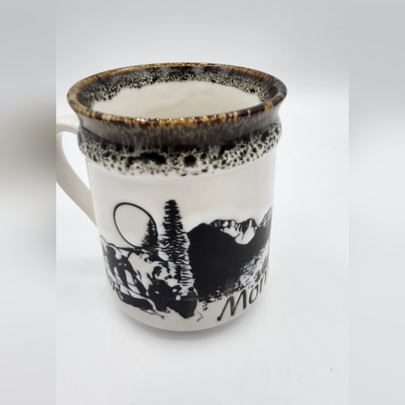 Vintage Montana Souvenir Embossed Mug - Picture 4 of 7